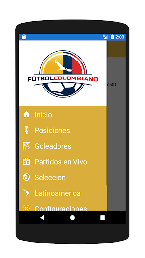 Colombian Soccer live Screenshot 3