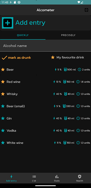 Alcometer -stay safe & healthy Screenshot 2