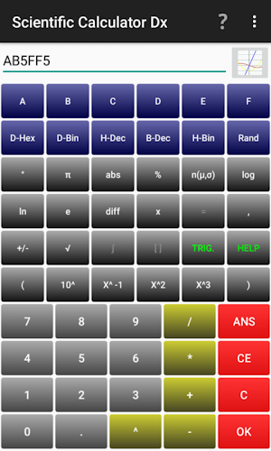 Scientific Calculator Dx Screenshot 2
