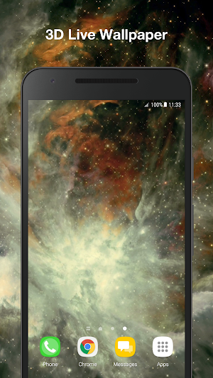 Shadow Galaxy Live Wallpaper Screenshot 0