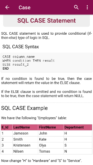 SQL Reference Screenshot 2