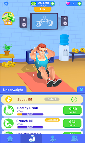 Idle Workout Success Life Screenshot 1