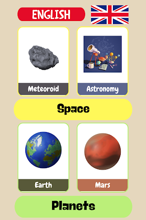 Nature and Space Flashcards Screenshot 1
