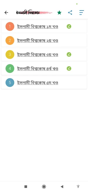 ইসলামী বিশ্বকোষ Screenshot 0