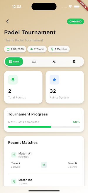Padel Lite Screenshot 1
