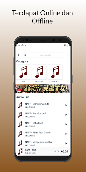 Lirik Lagu Naff Offline Screenshot 3