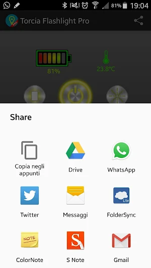 Torcia Balins Flashlight PRO Screenshot 2