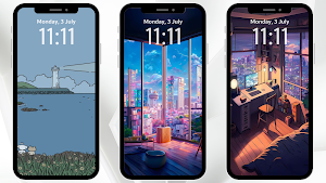 Lockscreen Aesthetic Wallpaper Screenshot 1