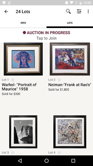 Marlin Auctions Screenshot 2