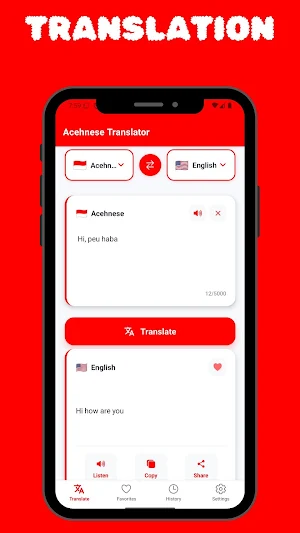 Acehnese Translator Screenshot 0