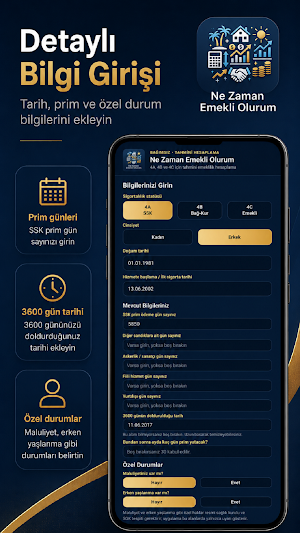 Ne Zaman Emekli Olurum Screenshot 2