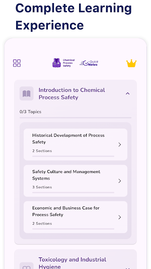 Chemical Process Safety Screenshot 0