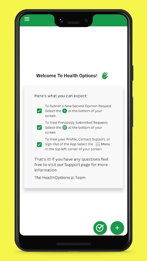 Health Options Screenshot 0