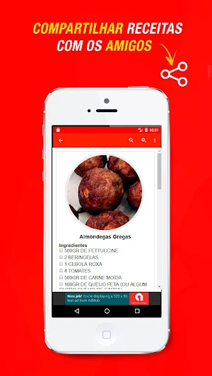 Receitas de Almôndegas Screenshot 0