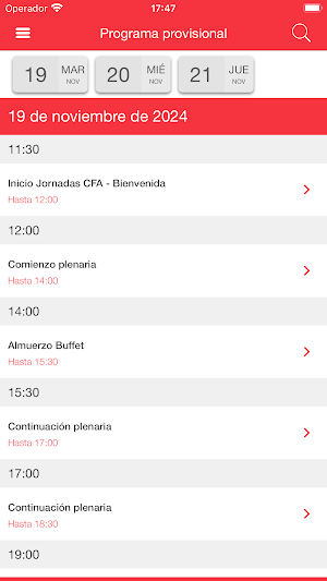 XX JORNADAS CyA 2024 Screenshot 2