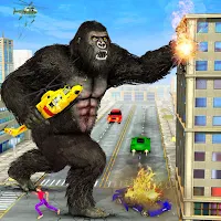 Angry Gorilla City Attack Game