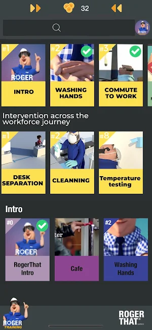 Roger Training Screenshot 3