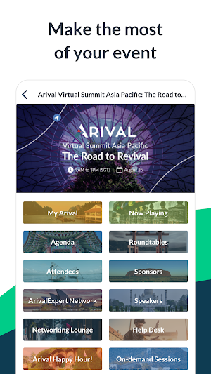 Arival Events Screenshot 0