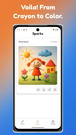 SketchSpark: Kids Art AI Magic Screenshot 2