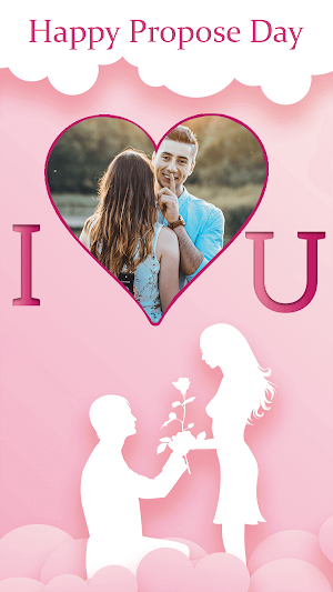 Valentine's Day Photo Frame Screenshot 1