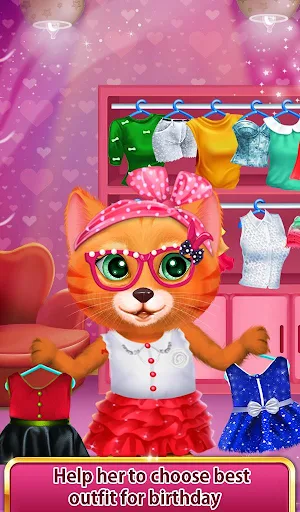 Kitty Birthday Party Games Screenshot 2