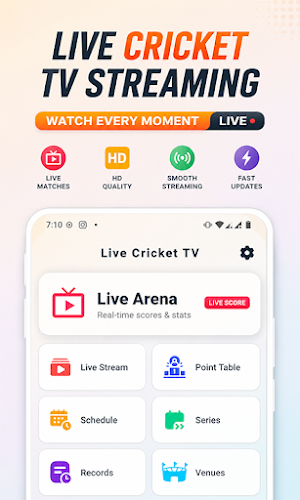 Live Cricket TV Streaming Screenshot 0
