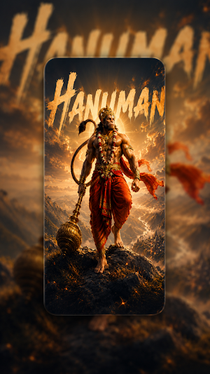 Lord Hanuman Wallpaper Live 4K Screenshot 2