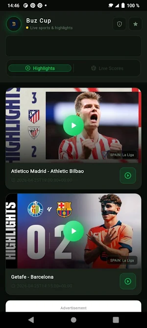 Buz Cup Football & Live Score Screenshot 0