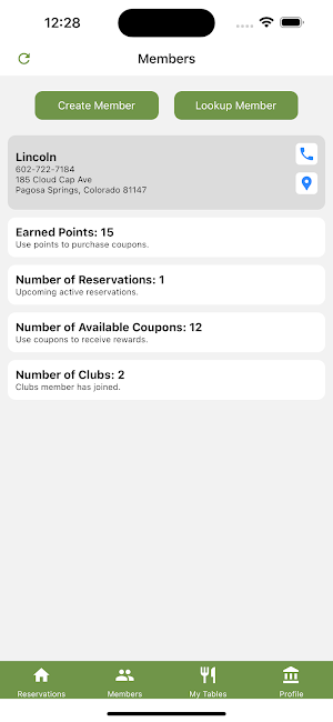 Lescombes Member App Screenshot 0