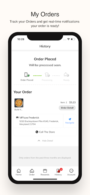 VIPizza MD Screenshot 2