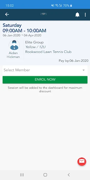 Rookwood Lawn Tennis Club Screenshot 3
