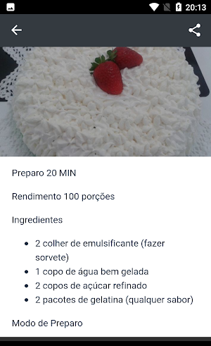Receitas de Glacê Screenshot 2