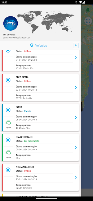 WR Localiza Screenshot 2