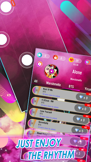Piano Tiles: Marshmello Music Dance Screenshot 1