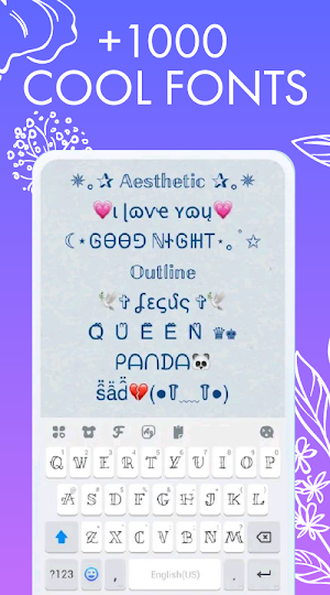 Amazing Keyboard & Themes Screenshot 1