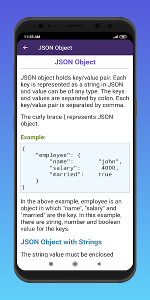 Learn JSON Screenshot 3