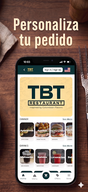 TBT Restaurants Screenshot 2