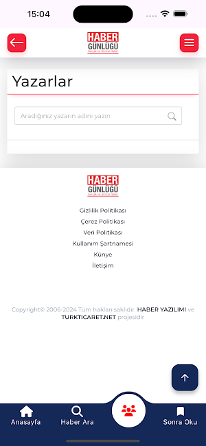 Haber Günlüğü Screenshot 3