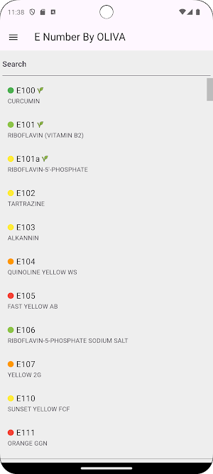 E Numbers Screenshot 0