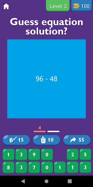 Guess The Math Equation Game Screenshot 2