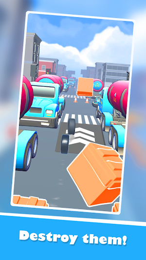 Tire Smash Run Screenshot 1