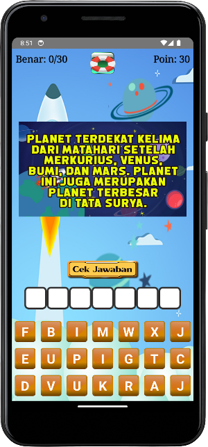 Tebak Ruang Angkasa Screenshot 0