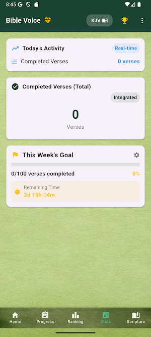 Bible Voice - Transcription Screenshot 3