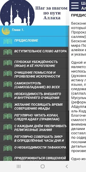 Шаг за шагом по пути Аллаха Screenshot 0