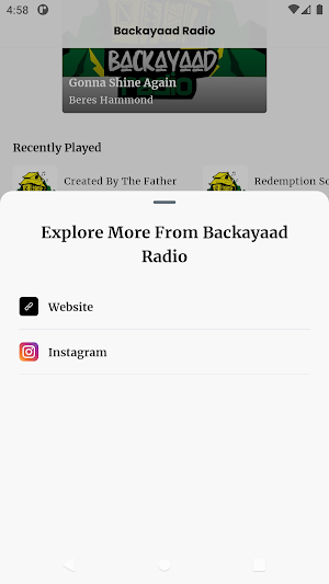 Backayaad Radio Screenshot 2