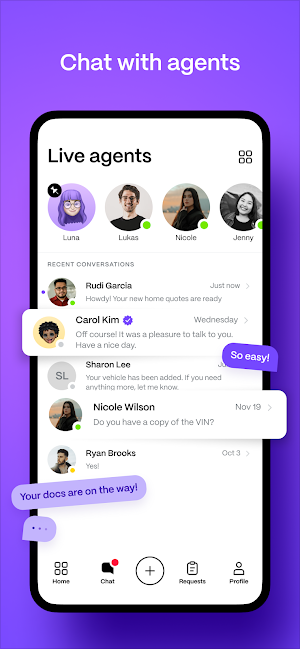LUNA: Home & Auto Insurance Screenshot 2