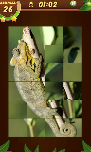 Sliding logic Puzzle: Animals Screenshot 0