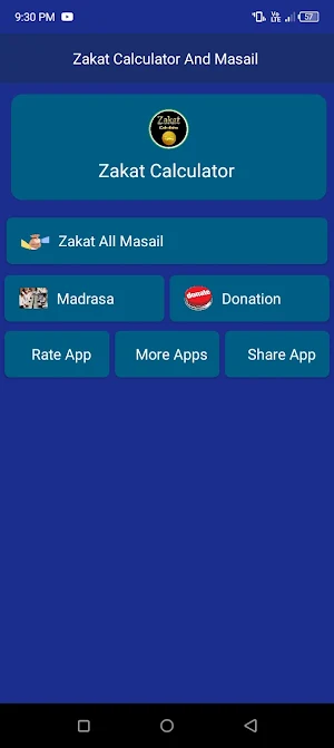 Zakat Calculator quickly Screenshot 1