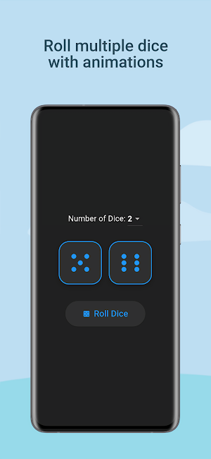 Number Dice Card Coin Roller Screenshot 0