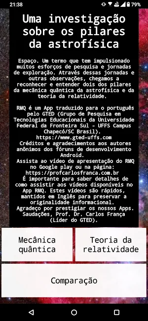 RMQ -  Mecânica Quântica Screenshot 0